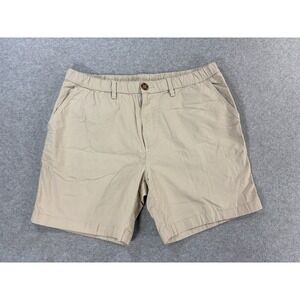 Chubbies Originals Cotton Blend Casual Shorts (Men's 2XL) Tan - 7"